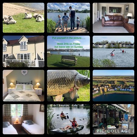 Liming Lodge - Lakeside Home In The Cotswolds South Cerney Dış mekan fotoğraf
